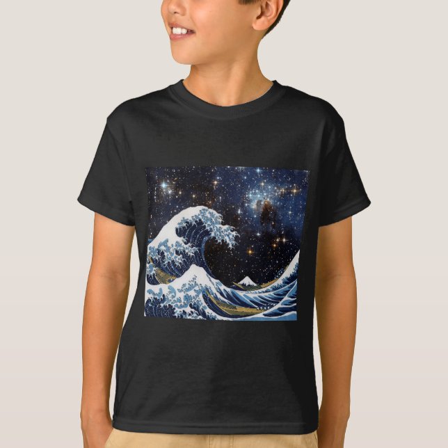 T-shirt Hokusai & LH95 (Frente)