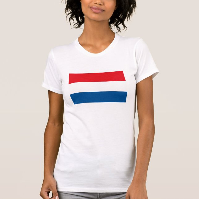 T-shirt holandês da bandeira (Frente)