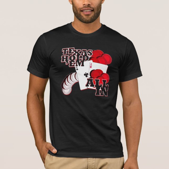 T-shirt holdem de texas (Frente)