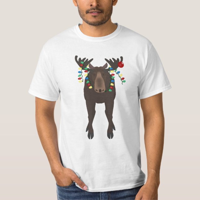 T-shirt Holiday Moose (Frente)