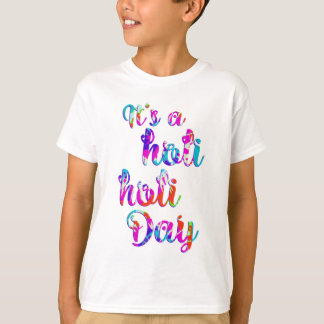 T-shirt HoliES - É UM DIA HOLI HOLI + seu traseiro.