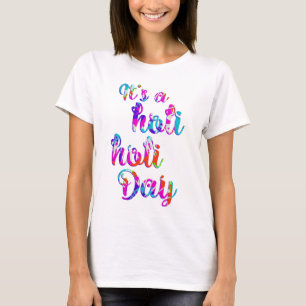 T-shirt HoliES - É UM DIA HOLI HOLI + seu traseiro.