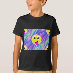 T-shirt holograma de emoji