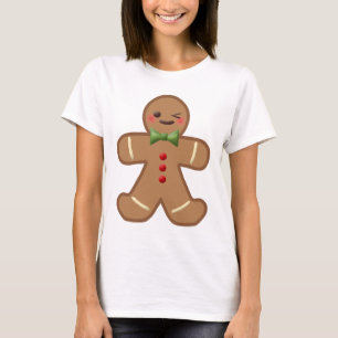 T-shirt Homem de pão-de-espécie de Kawaii