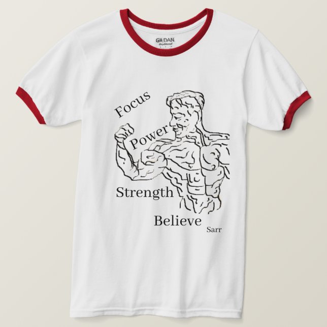 T-Shirt : Homem De Poder (Frente do Design)