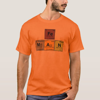T-shirt homem do ferro [Fe]