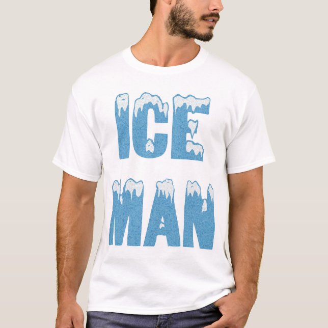 T-shirt Homem do gelo (Frente)
