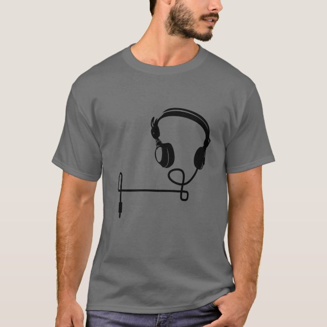 T-Shirt Homem “HeadPhones " (Frente)