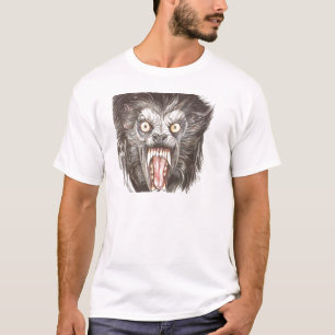 T-shirt Homem-lobo americano em Londres