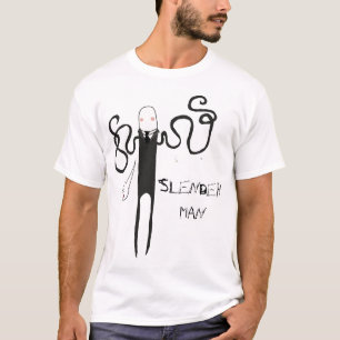 T-shirt Homem mas não tão assustador delgados