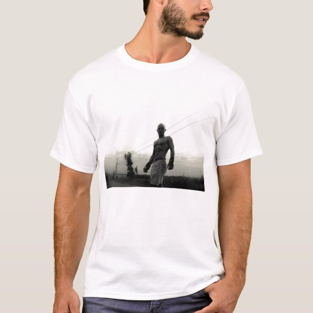 T-SHIRT HOMEM PRETO E BRANCO (Frente)