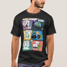 T-Shirt Homem Protetor de Histórias em quadrinhos