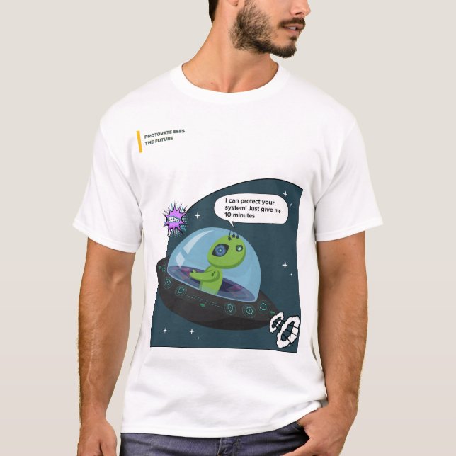 T-Shirt Homem Protetor do História em quadrinhos G (Frente)