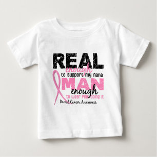 T-shirt Homem Real Suficiente O Suficiente Para O Cancer D