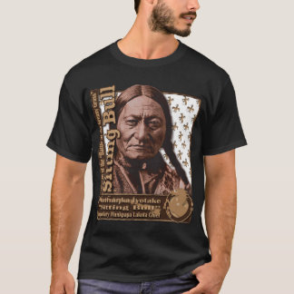 T-shirt Homem santamente de Bull de assento Hunkpapa