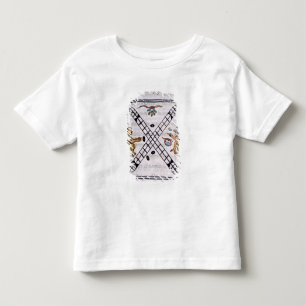 T-shirt Homens astecas que jogam Patoli