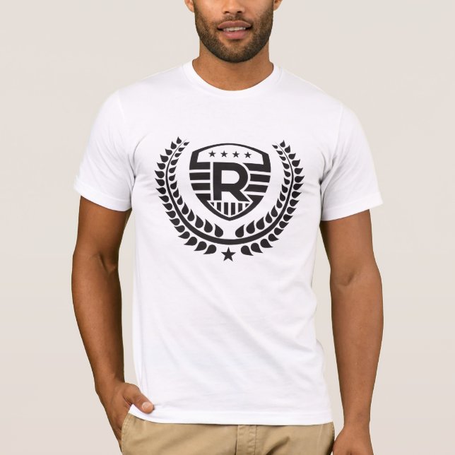 T-shirt - Homens - branco clássico (Frente)