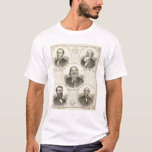 T-shirt Homens da costa de New-jersey
