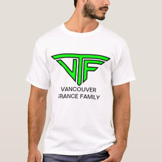 T-shirt Homens de VTF (logotipo verde elétrico)