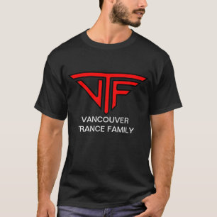 T-shirt Homens de VTF (logotipo vermelho)