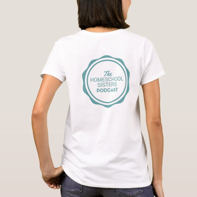 T-shirt Homeschool é meu doce (Verso)