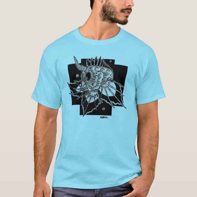 T-shirt Homme Abyssal Fish (Frente)