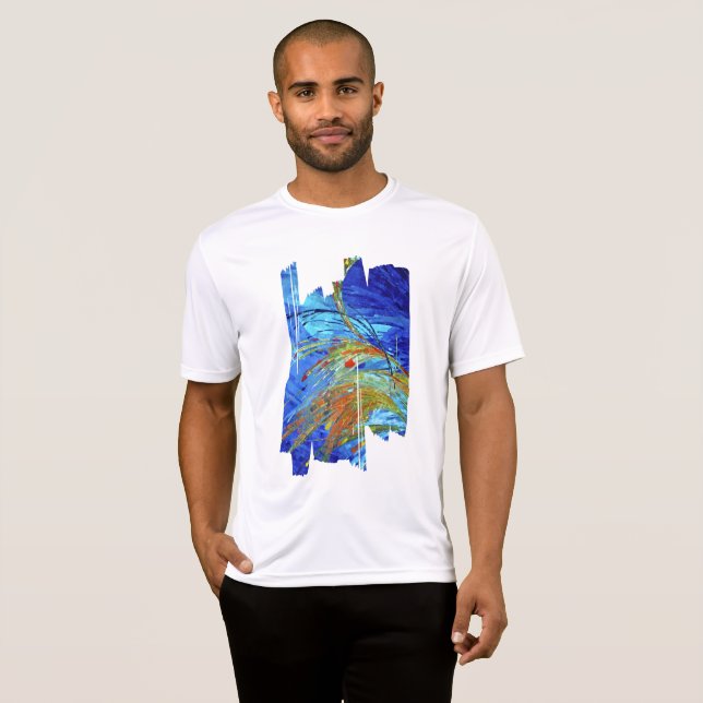 T-shirt homme polyester Champs élyséens (Frente Completa)