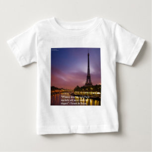T-shirt Hon de Balzac Sobre Paris França