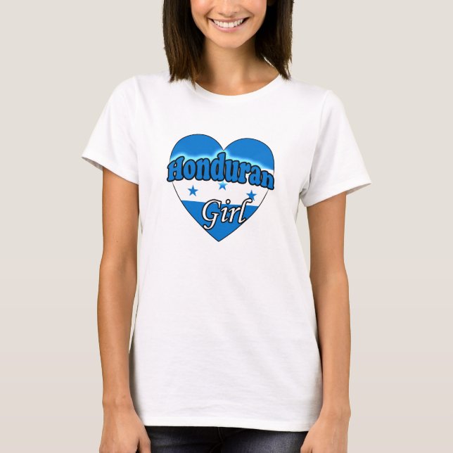 T-shirt Hondurenan Girl (Frente)