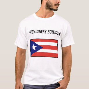 T-shirt Honorário Boricua-blanco