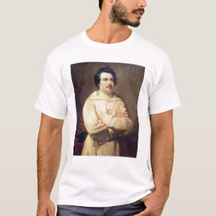 T-shirt Honore de Balzac no hábito da sua monge, 1829