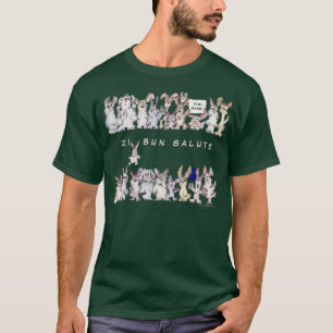 T-shirt Honra engraçada de 21 coelhos dos desenhos