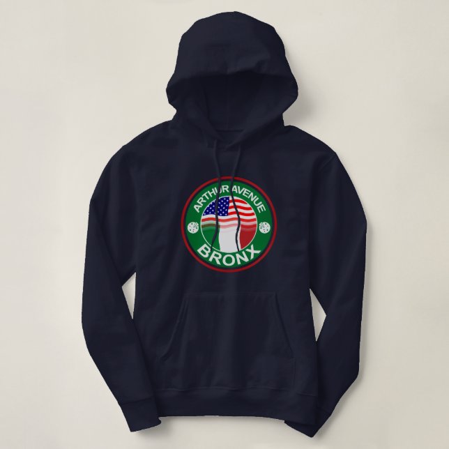 T-shirt Hoodie americano italiano da avenida Bronx de (Frente do Design)