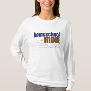 T-shirt Hoodie cristão do homeschool - mamã de Homeschoo
