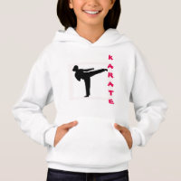Hoodie da menina do karaté