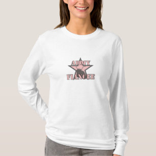 T-shirt Hoodie da noiva do exército