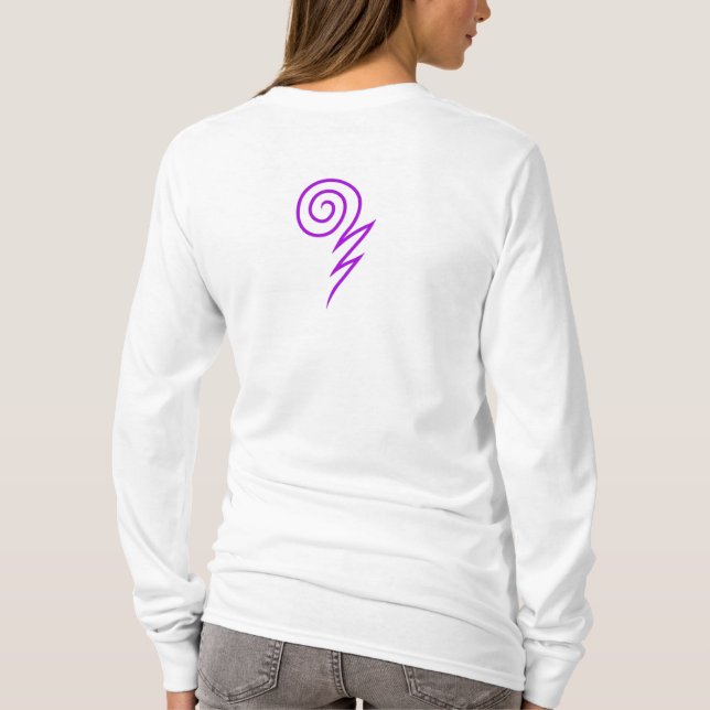T-shirt Hoodie da tempestade Wizard101 - mulheres (Verso)
