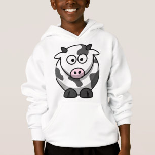 T-shirt Hoodie da vaca dos desenhos animados