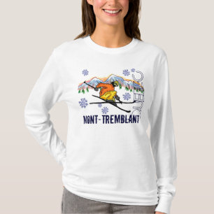 T-shirt Hoodie das senhoras de Mont Tremblant Quebeque