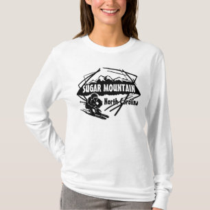 T-shirt Hoodie das senhoras de North Carolina da montanha