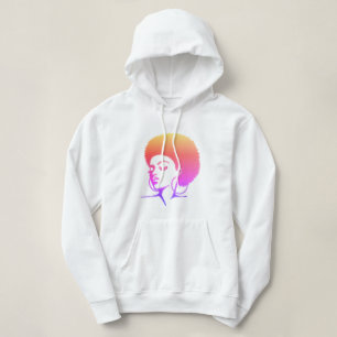 T-shirt Hoodie de cabelo natural