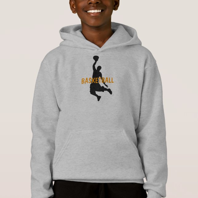 T-shirt Hoodie de Design de basquete (Frente)