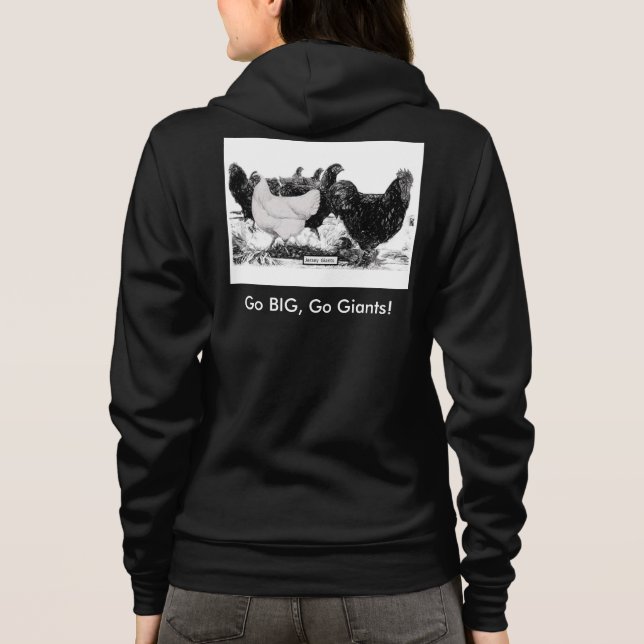 T-shirt Hoodie de Giants do jérsei da costa oeste (Verso)