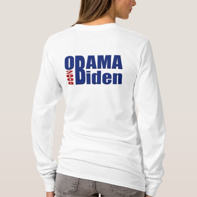 T-shirt Hoodie de Obama Biden (Verso)