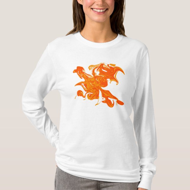 T-shirt hoodie de phoenix (Frente)
