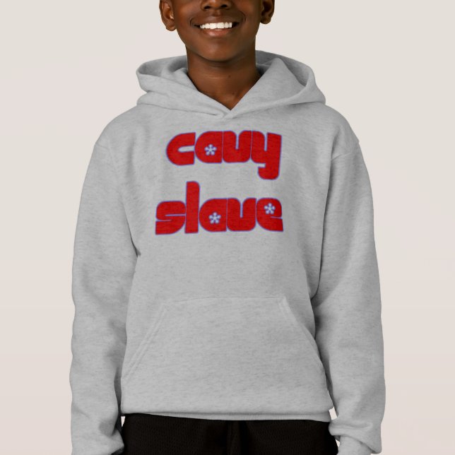 T-shirt hoodie do cavyslave (Frente)