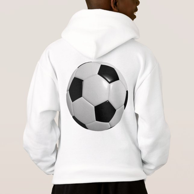 T-shirt Hoodie do futebol dos meninos!! (Verso)