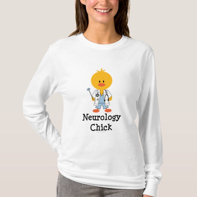 T-shirt Hoodie do pintinho da neurologia (Frente)