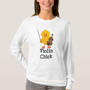 T-shirt Hoodie do pintinho do violino