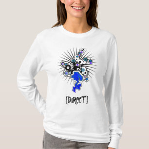 T-shirt Hoodie feminino do ponto do DS